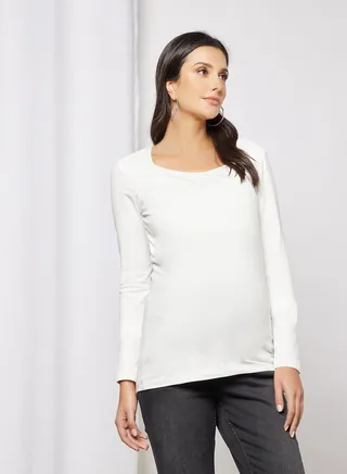 Maternity Nursing T-Shirt (Pack of 2) Black/White 