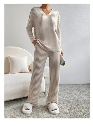 Womens 2 Piece Outfits Pajamas Sets Summer Lounge Sets Loungewear Sweatsuits with Sweatpants 