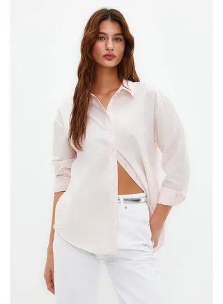 Powder Loose Fit Woven Shirt TWOAW20GO0107 