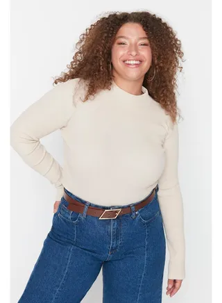 Fitted Plus Size Blouse 