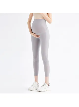 Spring thin maternity belly support pants 