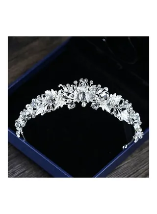 Alloy Diamond Crown Bride's Wedding Headdress 