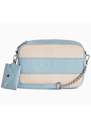 Maya Color-block Canvas Crossbody Bag 