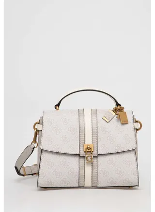Guess - Ginevra Logo Top Handle Flap Cross-body Bags 