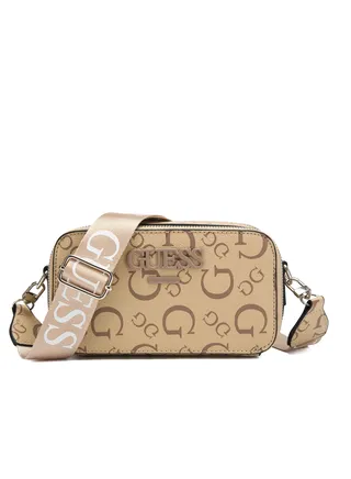 GUESS Lewistown Double-Zip Logo Crossbody 
