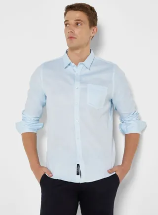 Classic Slim Fit Pure Cotton Casual Shirt 
