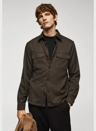 Double Pocket Detailed Regular Fit Shirt 