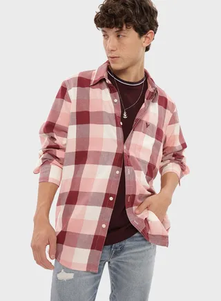 Checked Slim Fit Shirt