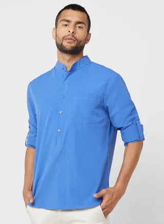 Grandad Collar Shirt