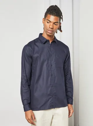 Long Sleeve Shirt Navy 