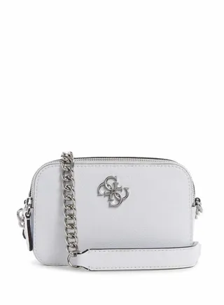 Guess Noelle Crossbody Camera Bag For Women White 