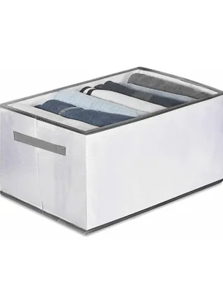 Foldable Storage Bins,Clothes Drawer Organizer Bins,7Grids Closet Organizers For Clothes Storage 