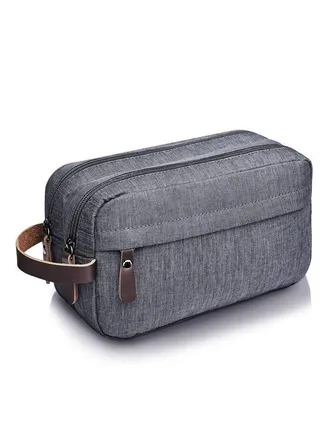 Portable Cosmetic Bag for Men: Large Capacity Travel Accessories Business Handbag Cosmetic Bag for Bath, Bathroom, Shower Organizer 