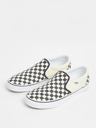 Asher Checked Casual Shoes White 