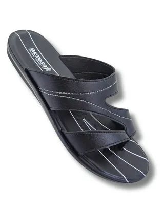 Aerosoft Men's Slippers P3305 Black 