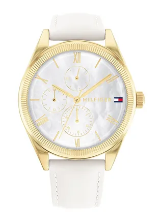 Women Analog Round Shape Leather Wrist Watch 38 mm 