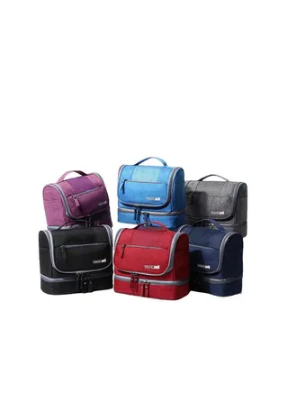 Travel Toiletry Bag,Large Makeup Bag Waterproof Cosmetic Organizer Kit,Travel Shaving Dopp Kit Organizer Bag,Portable Bathroom Shower Storage Bag for Women and Men(MULTICOLOR) 