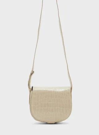 Chelsea Saddle Narrow Strap Crossbody Bag