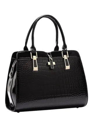 Animal Design Crossbody Bag Black 