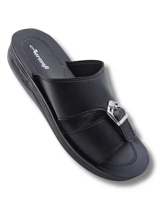 Aerosoft Men's Slippers A5801 Black 