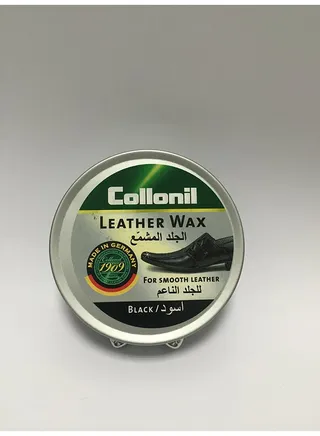 Leather Wax Tin Black 
