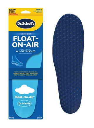 DR. SCHOLL'S  FLOAT-ON-AIR FOAM INSOLES  MEN'S 