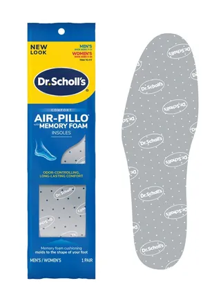 DR. SCHOLL'S COMFORT DOUBLE AIR-PILLO INSOLES 