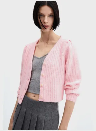 Button Detail Cardigan 
