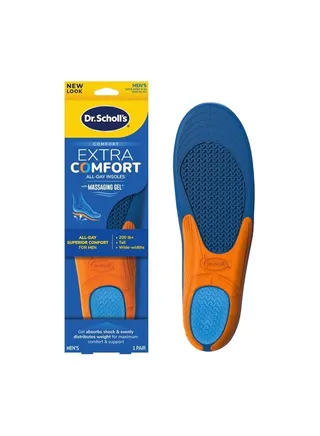 Extra Support Insoles Superior Shock Absorption and Reinforced Arch Support for Big & Tall Men to Reduce Muscle Fatigue So You Can Stay on Your Feet Longer (for Men's 8-14) 