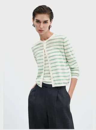 Button Detail Cardigan 