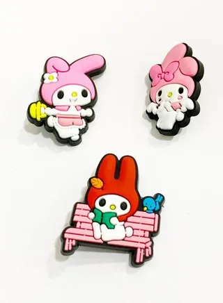 3 Pieces Brooch With Cartoon Characters Design 