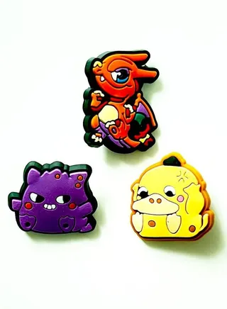 3 Pieces Pokemon's Design Brooch 