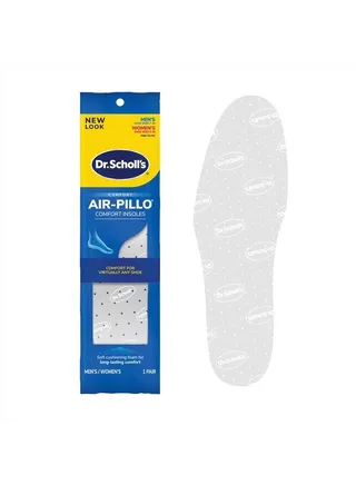 AIR-PILLO Insoles // Ultra-Soft Cushioning and Lasting Comfort with Two Layers of Foam that Fit in Any Shoe - One pair 