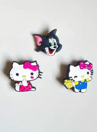 3 Pieces Brooch With Cartoon Characters Design 