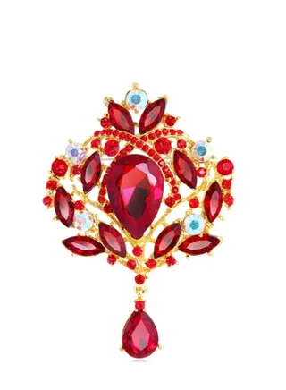 New Sparkling Glass Rhinestone Brooch 
