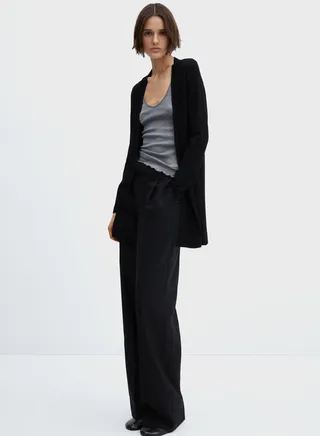 Knitted Longline Cardigan 