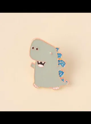 Carton Dinasaur Design Brooch 