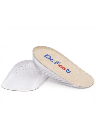 Height Increase Insoles, Heel Cushion Inserts, Heel Lift Inserts for Leg Length Discrepancies (Large (1" Height)) 