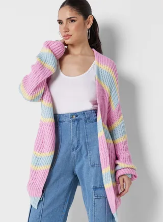 Colorblock Cardigan