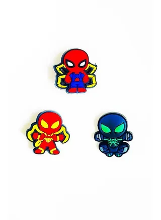 3 Pieces Brooch With Cartoon Characters Design 