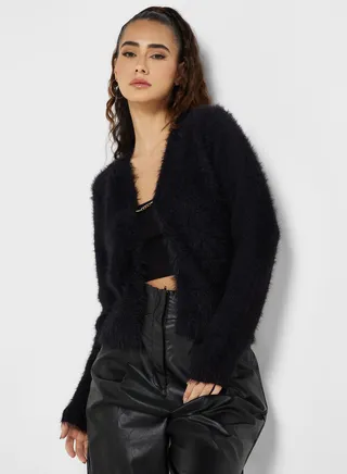 Fluffy Cardigan