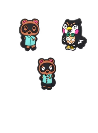 3 Pieces Brooch With Cartoon Animal Characters Design 