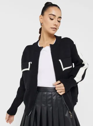 Two Tone Cardigan 