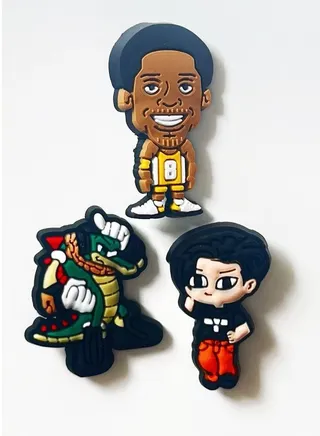 3 Pieces Brooch With Cartoon Characters Design 