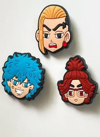 3 Pieces Brooch With Cartoon Characters Design 