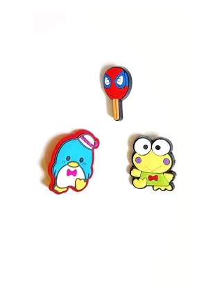 3 Pieces Brooch With Cartoon Characters 