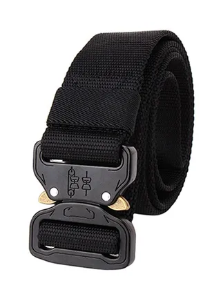 Quick-Release Military Belt Black 