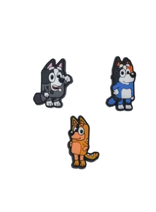 3pcs Dogs Design Brooch 