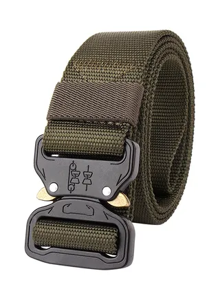 Quick-Release Military Belt Green 