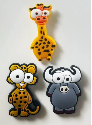 3 Pieces Animals Design Brooch 